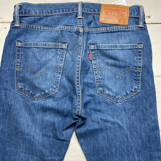 Levis 512 Slim Navy Jeans