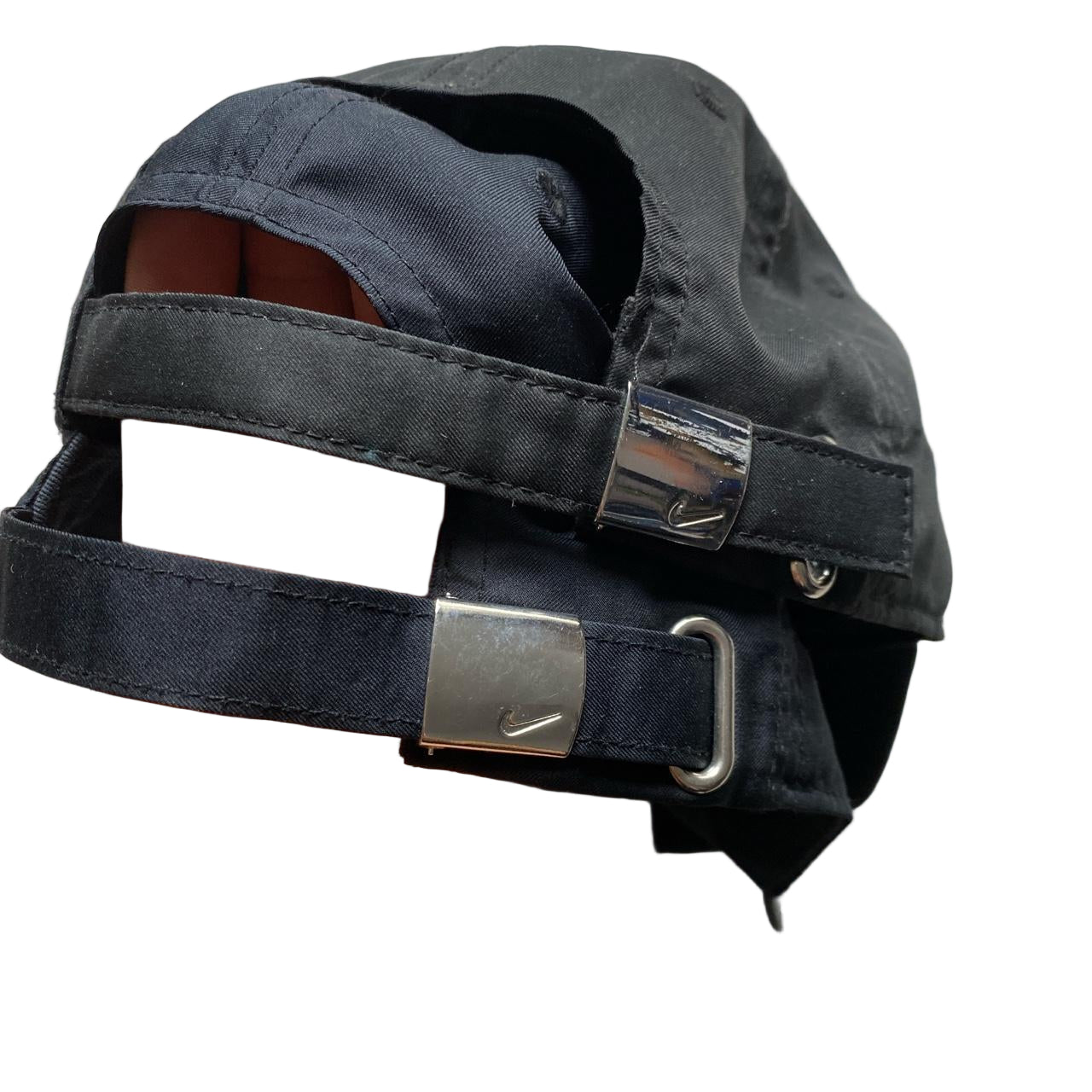 Nike Metal Swoosh Black Caps