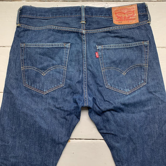 Levis 501 Vintage Dark Navy Jeans