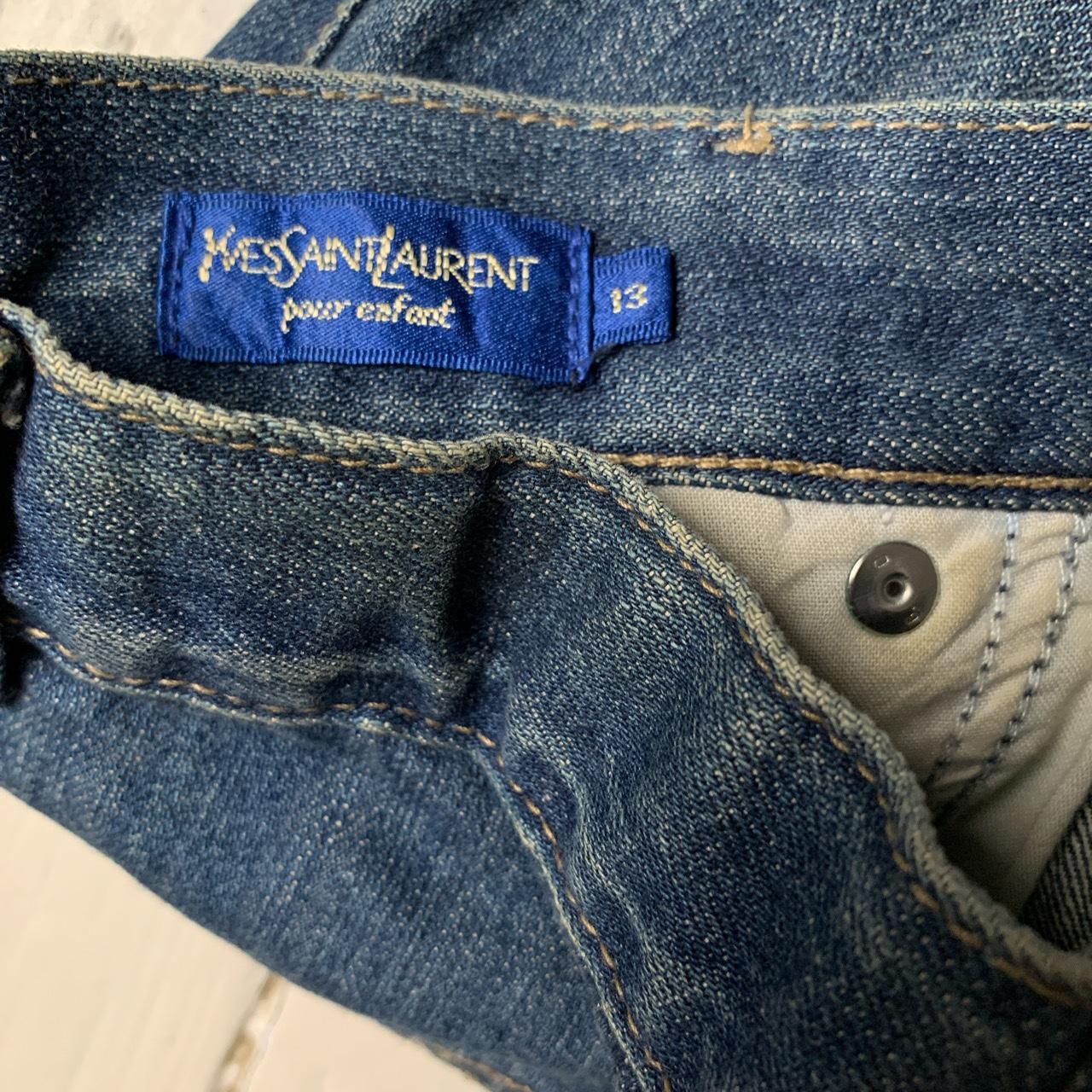 YSL Yves Saint Laurent Vintage Navy Jeans