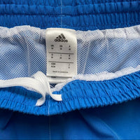 Adidas Vintage Shell Track Pant Shorts Blue and White (M)