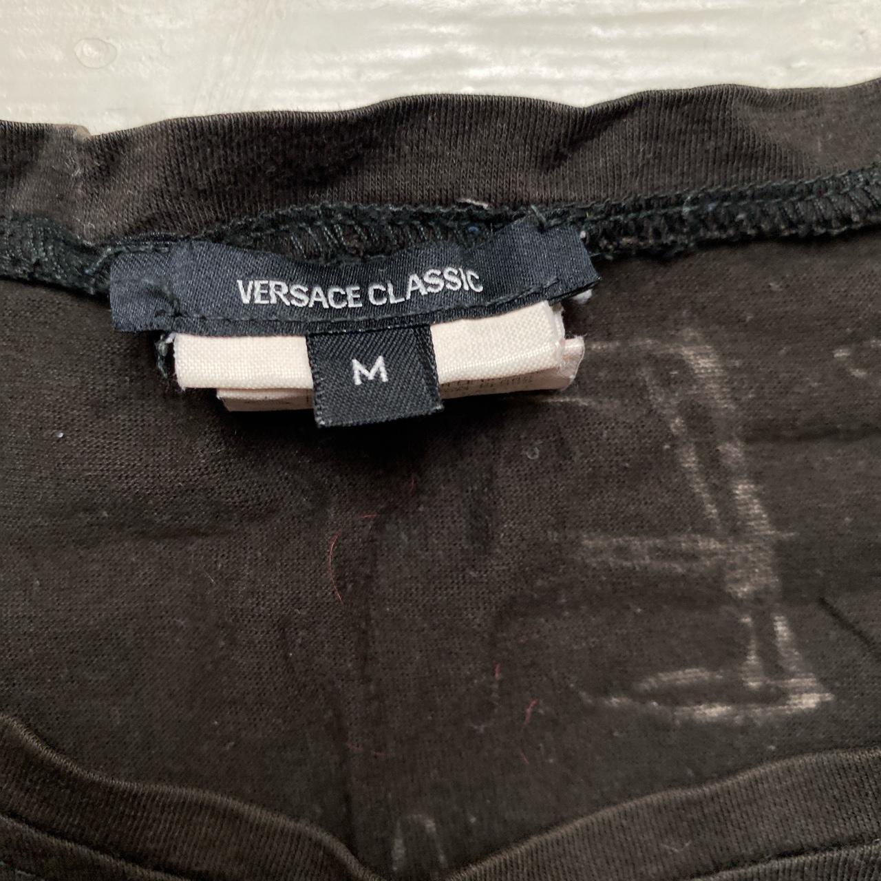 Versace Classic Long Sleeve T Shirt Brown