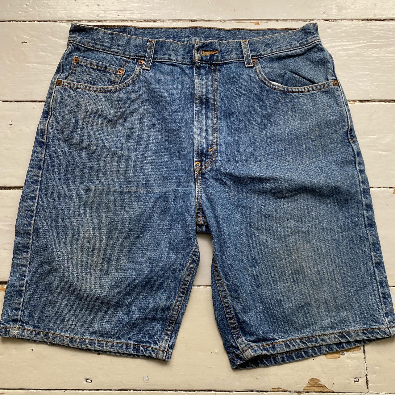Levis 505 Baggy Vintage Navy Jean Short Jorts