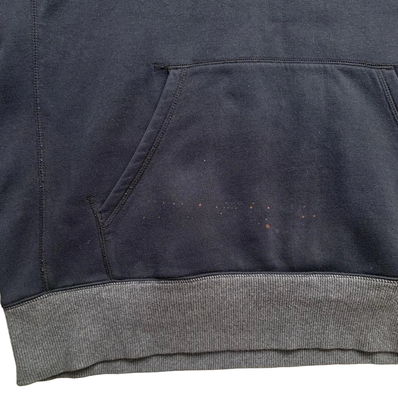 Nike Vintage Swoosh Hoodie Black and Blue (XL)