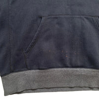 Nike Vintage Swoosh Hoodie Black and Blue (XL)