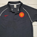Nike Manchester United Vintage Polo Shirt Black