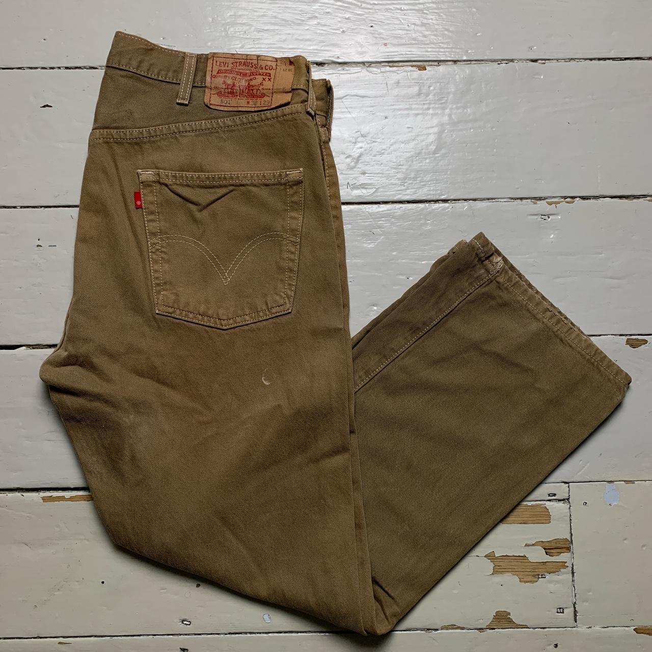 Levis 501 Brown Jeans