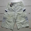Nike Vintage Shell Track Pant Shorts Cream and Navy