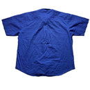 Vintage 90’s Blue and White Grid Short Sleeve Shirt (XL)