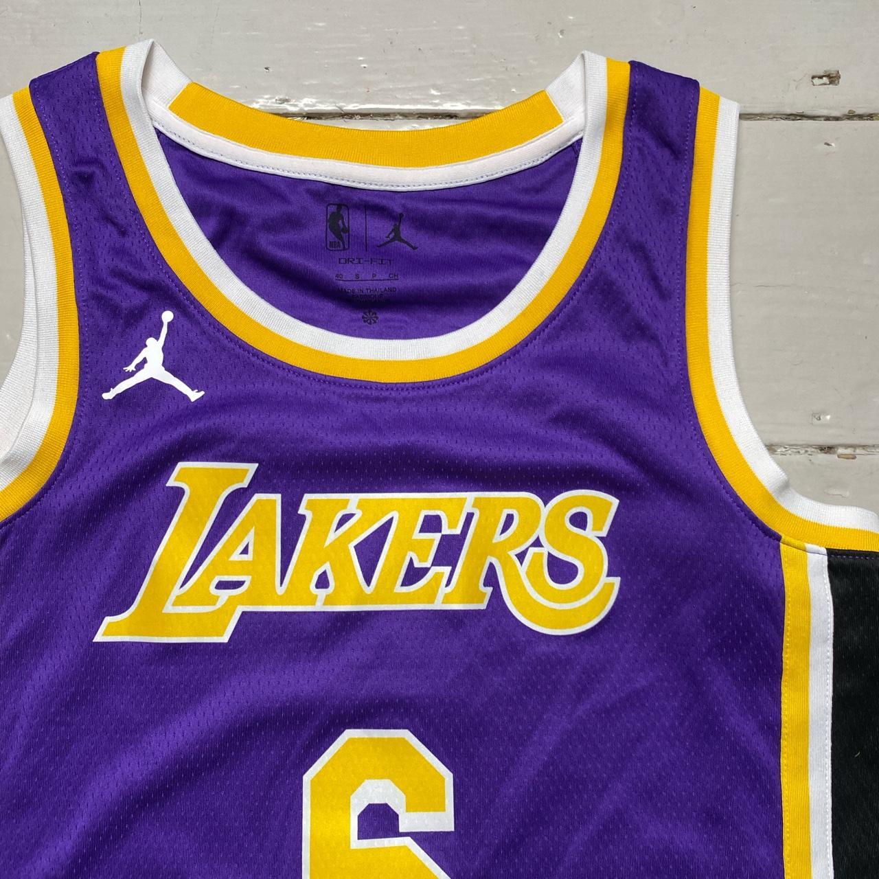 LA Lakers Jordan Lebron James Vest Jersey