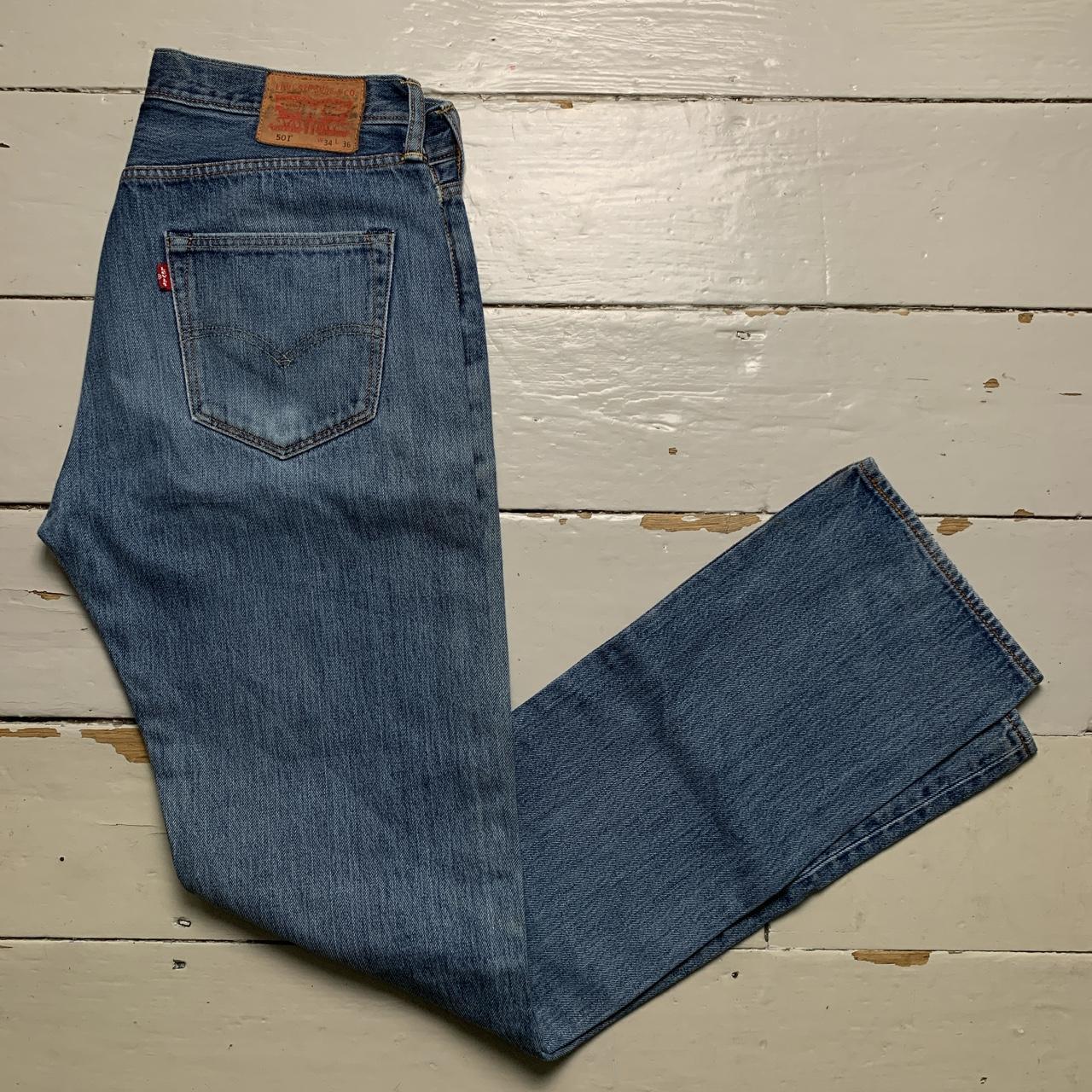 Levis 501 Baggy Light Blue Jeans