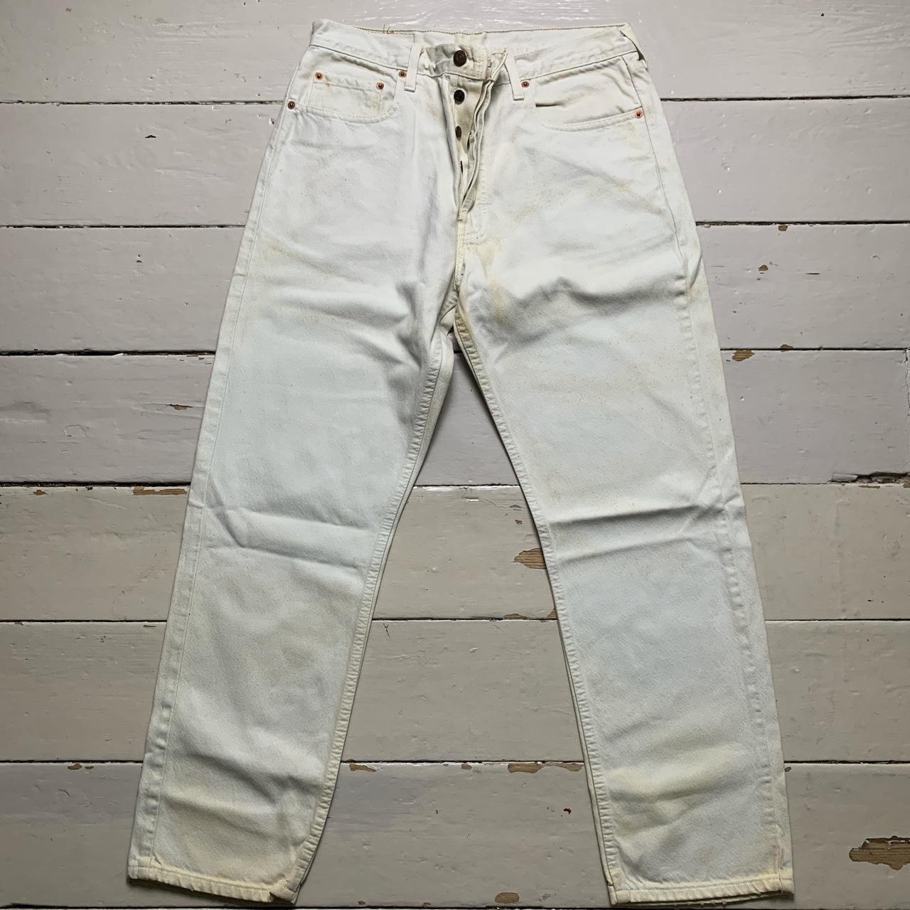 Levis 618 02 Vintage White Jeans