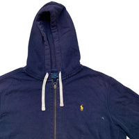 Ralph Lauren Polo Navy and Yellow Pony Hoodie (2XL)