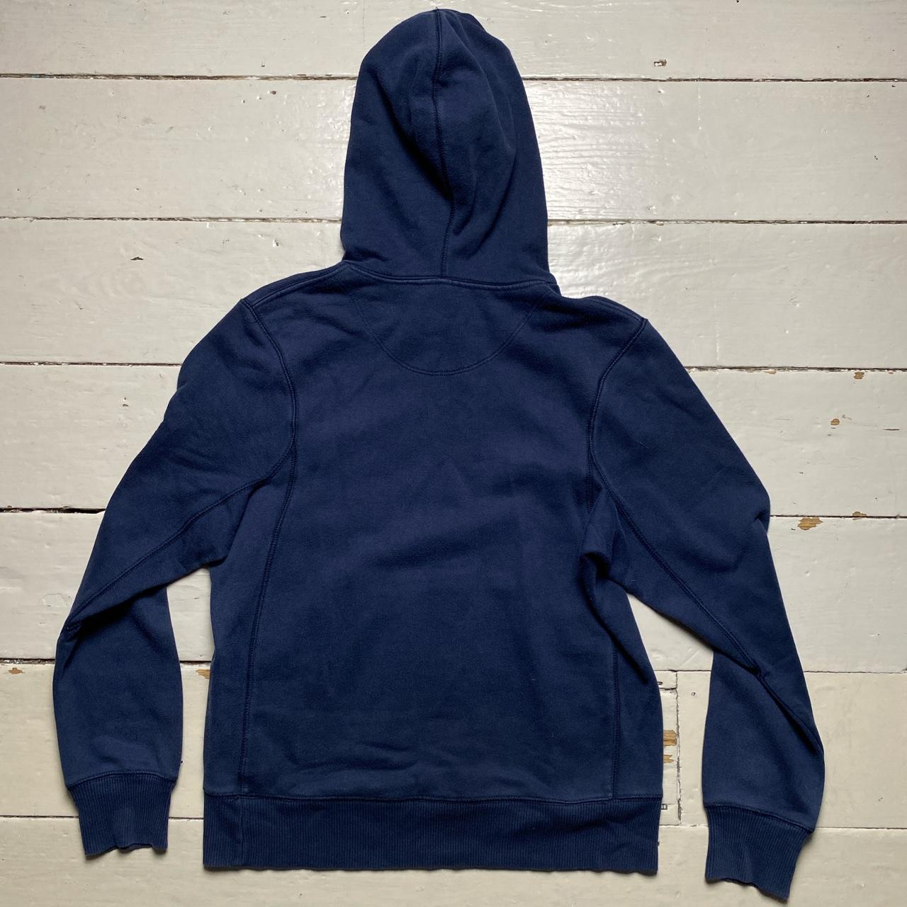 Nike Swoosh Vintage Navy and White Swoosh Hoodie