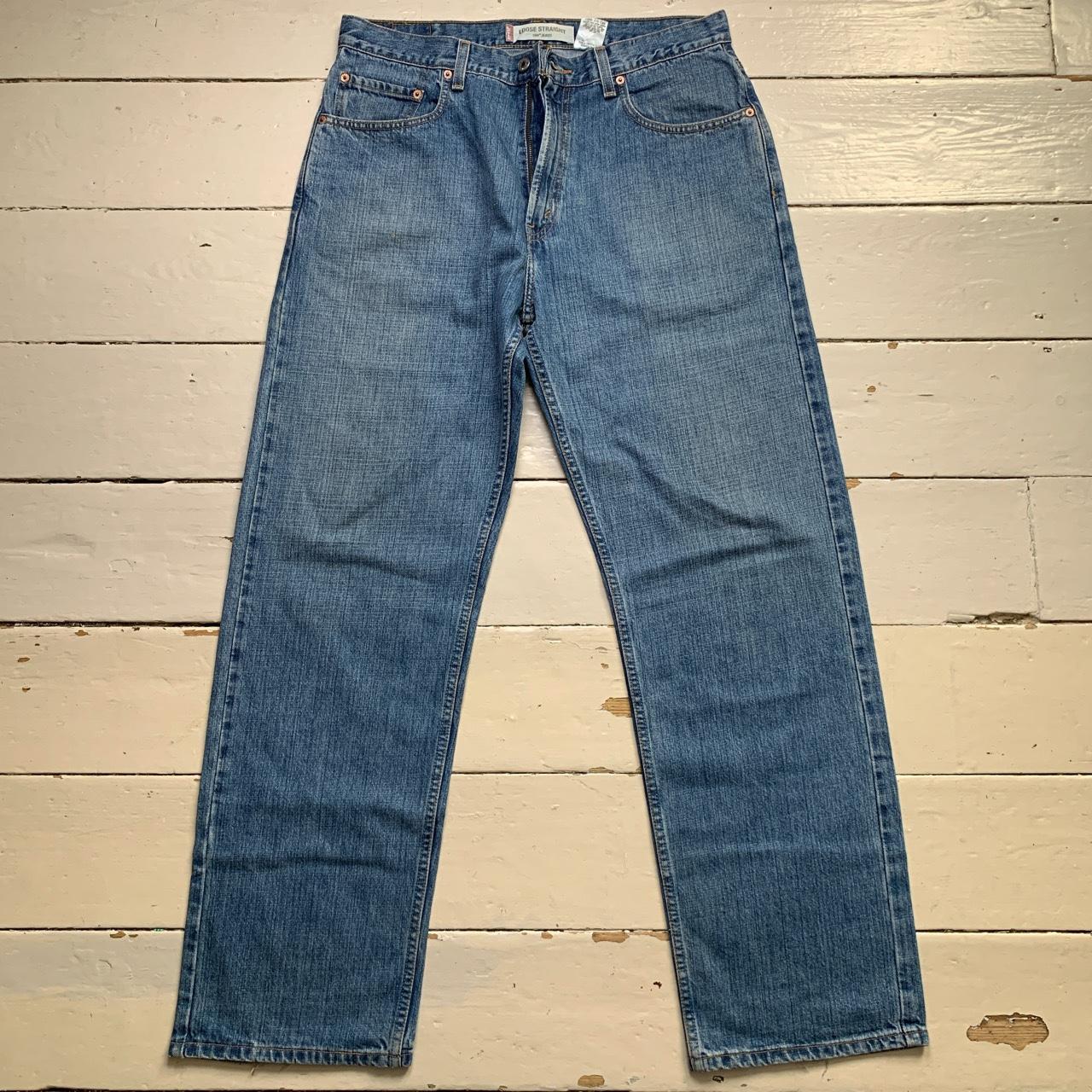 Levis 569 Baggy Light Blue Jeans
