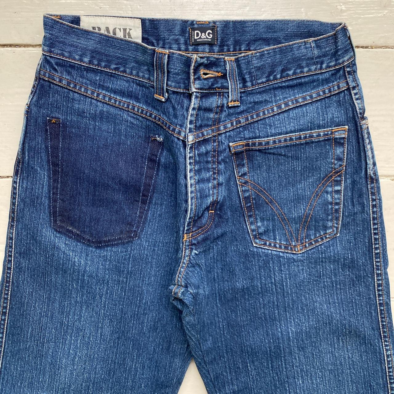 Dolce and Gabbana Vintage Backwards Reversed Jeans