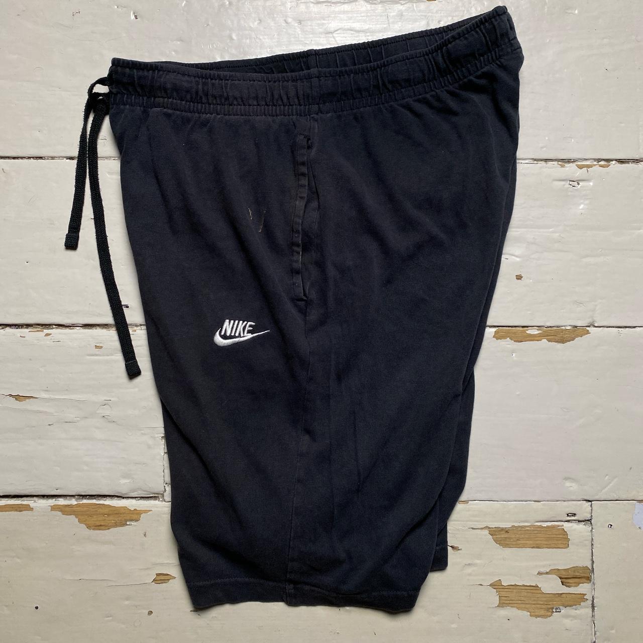 Nike Swoosh Black and White Shorts