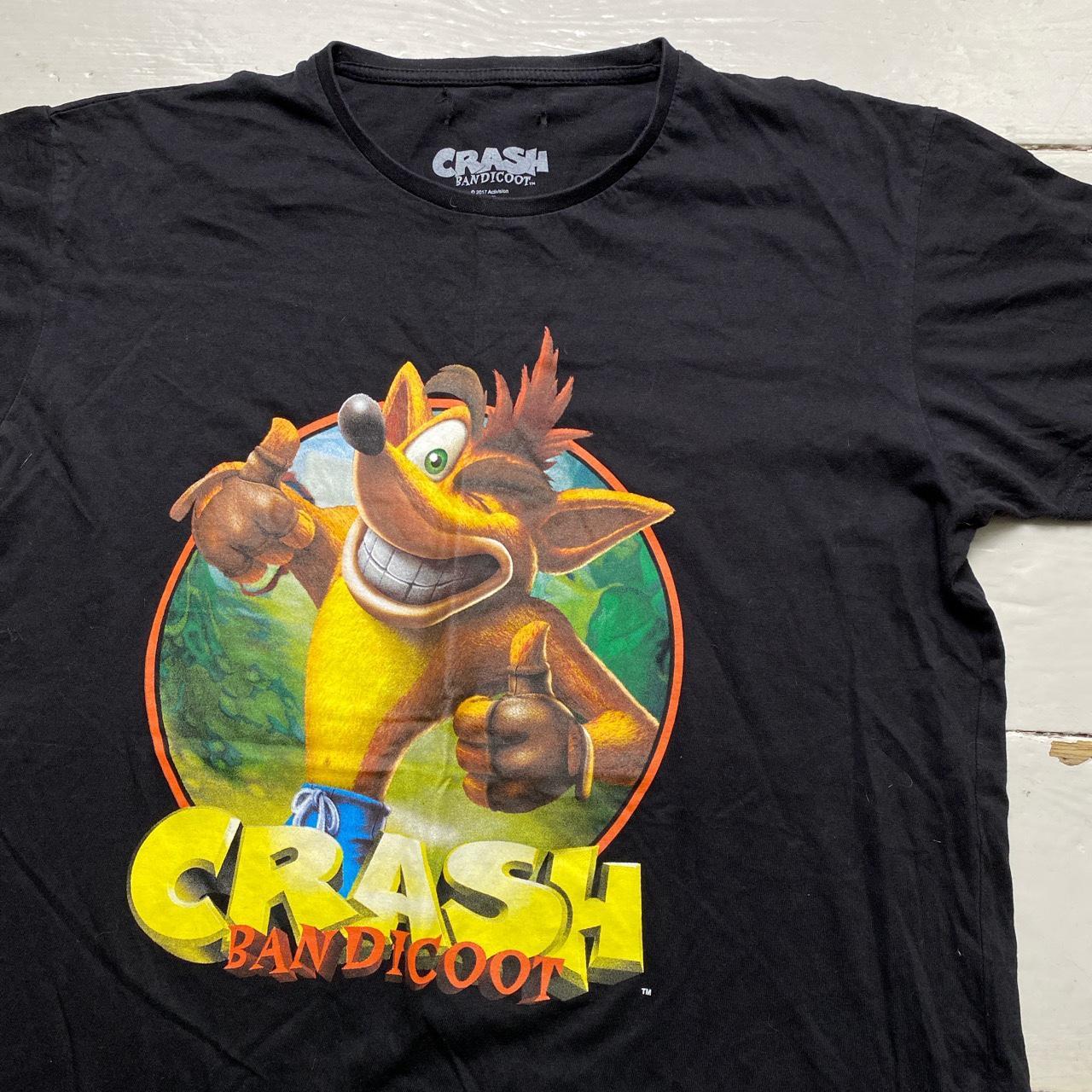 Crash Bandicoot Black T Shirt