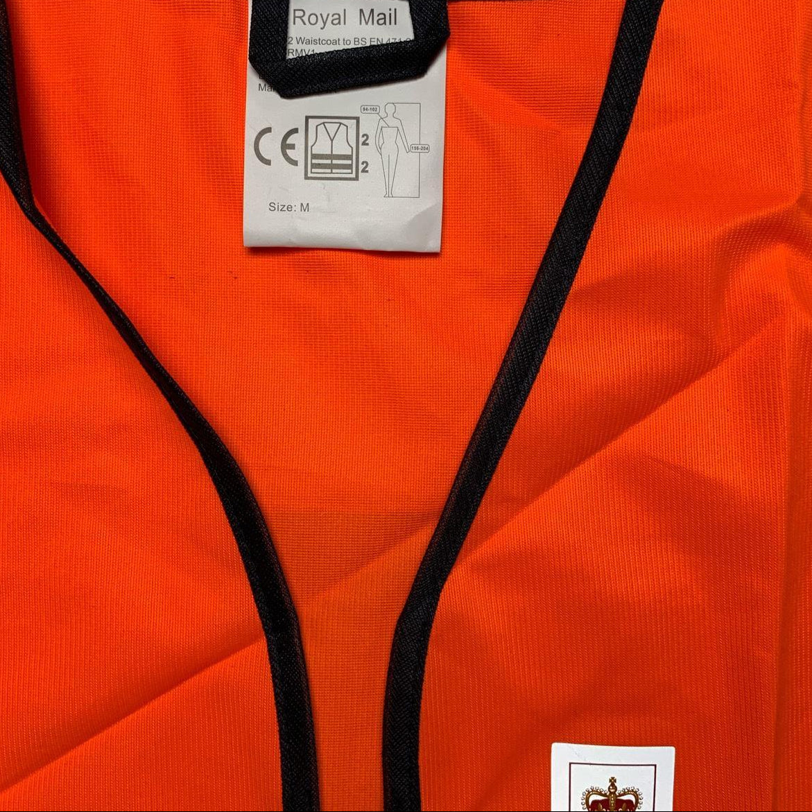 Royal Mail Hi Vis Orange Reflective Gilet