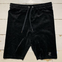 Juicy Couture Black Shorts Diamanté Logo