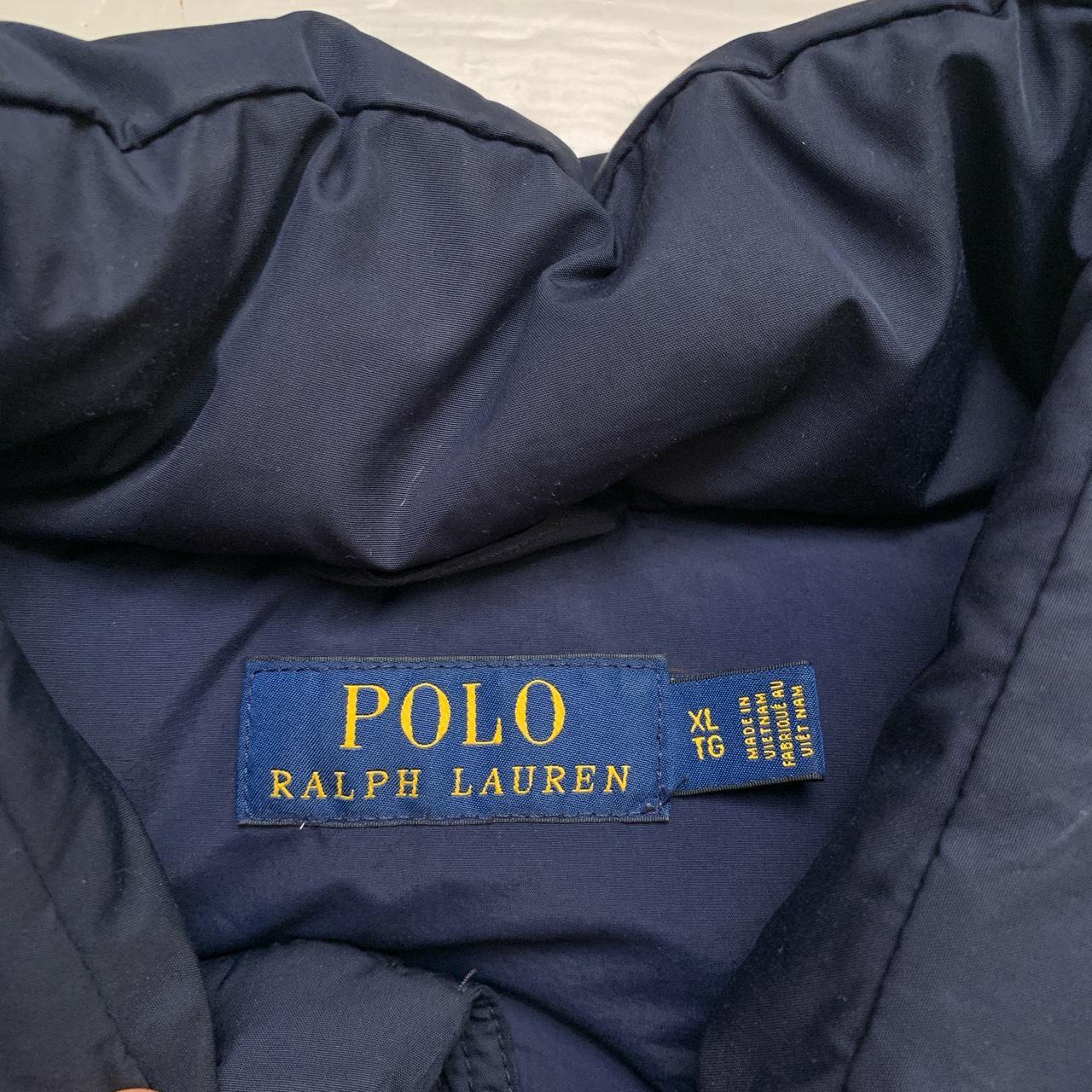 Polo Ralph Lauren Navy and Red Pony Puffer Coat