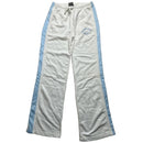 Nike Vintage White and Baby Blue Y2K Tracksuit Bottoms (S)
