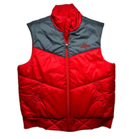 Adidas Originals Red and Grey Gilet Bodywarmer (M)