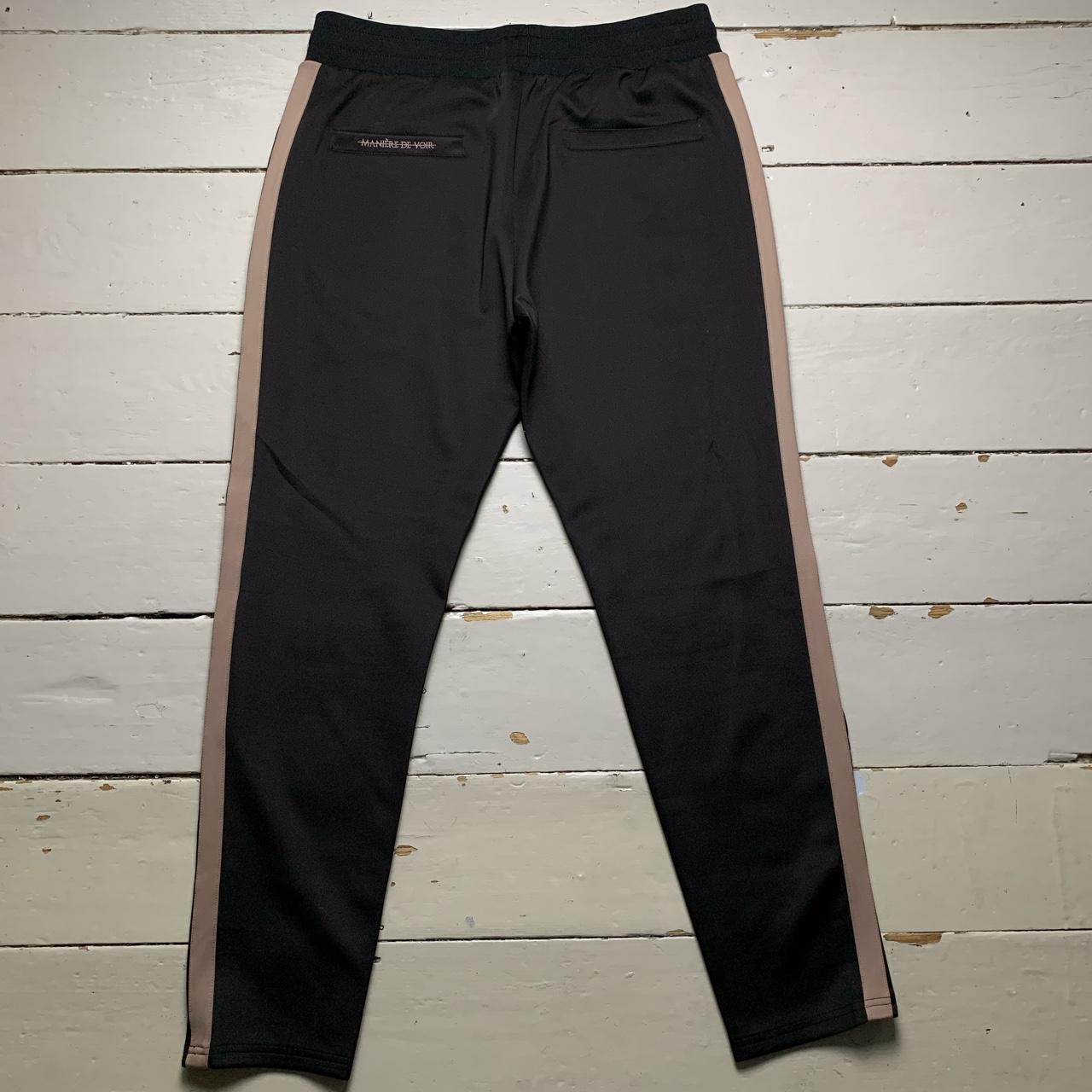 Maniere De Voir Dark Brown Cream Tracksuit