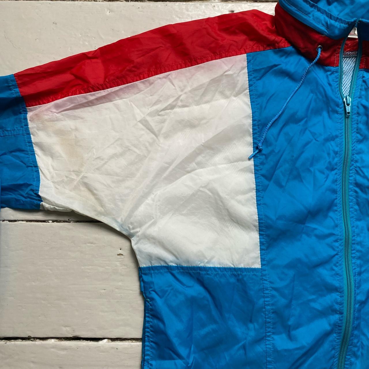 Nike Vintage 90’s Windbreaker Tracksuit Jacket Blue White and Red