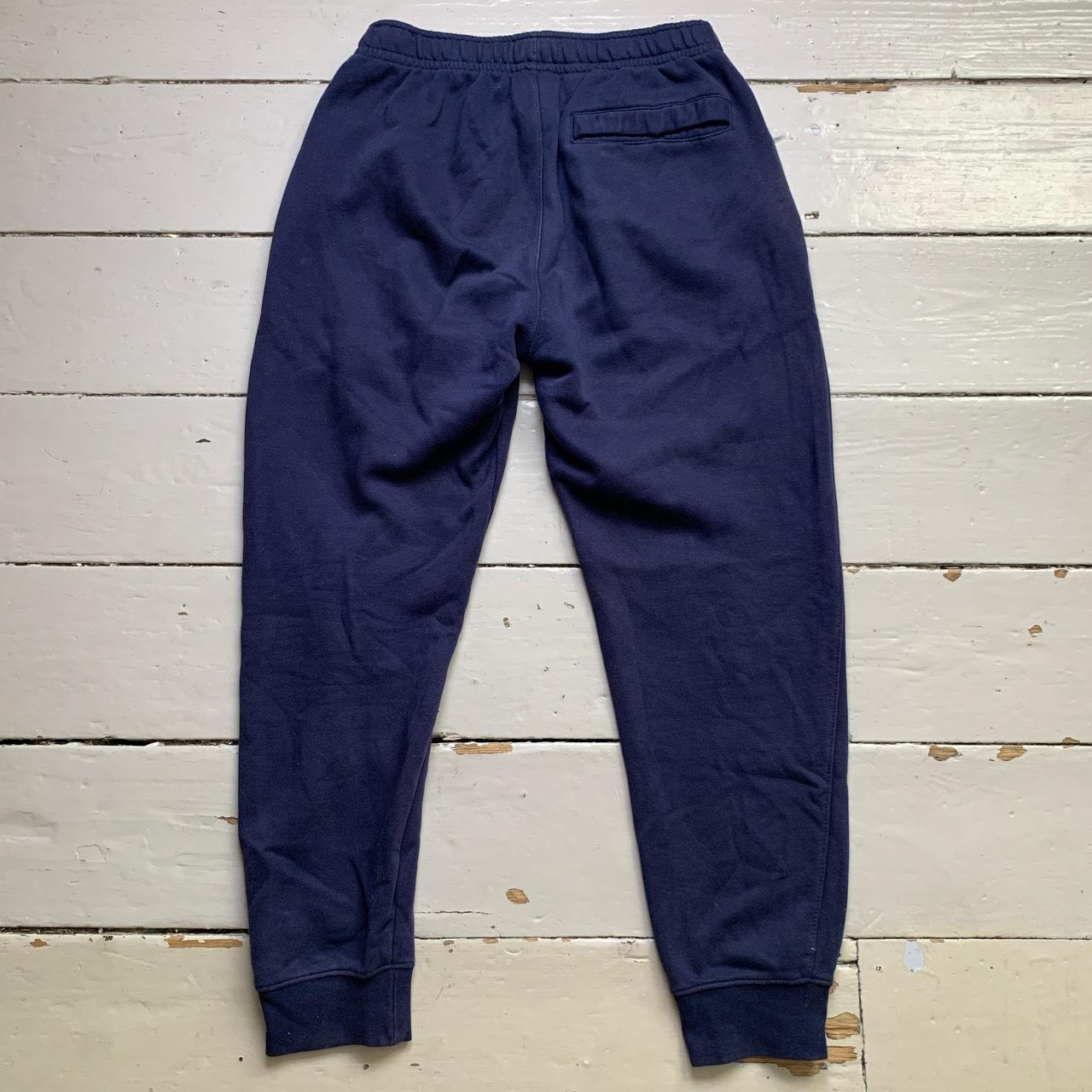 Nike Swoosh Navy and White Joggers