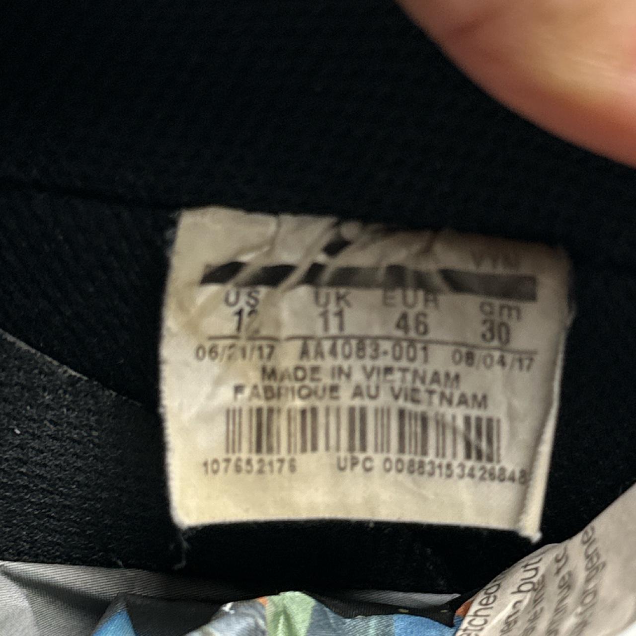 Nike Air Force 1 AJ Tracey Black and White Leather (UK 11)