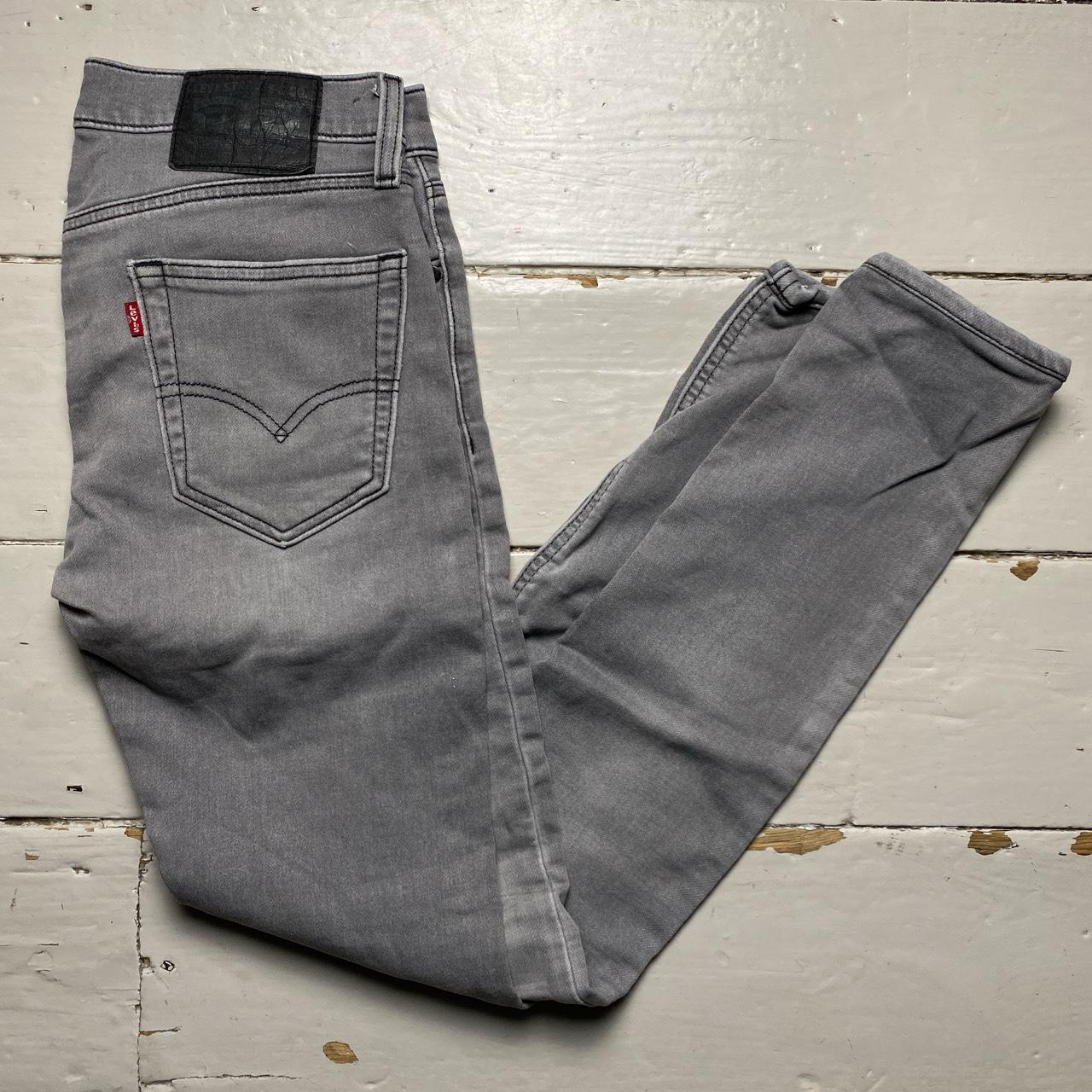 Levis 519 Skinny Slim Grey Jeans Wear Garson