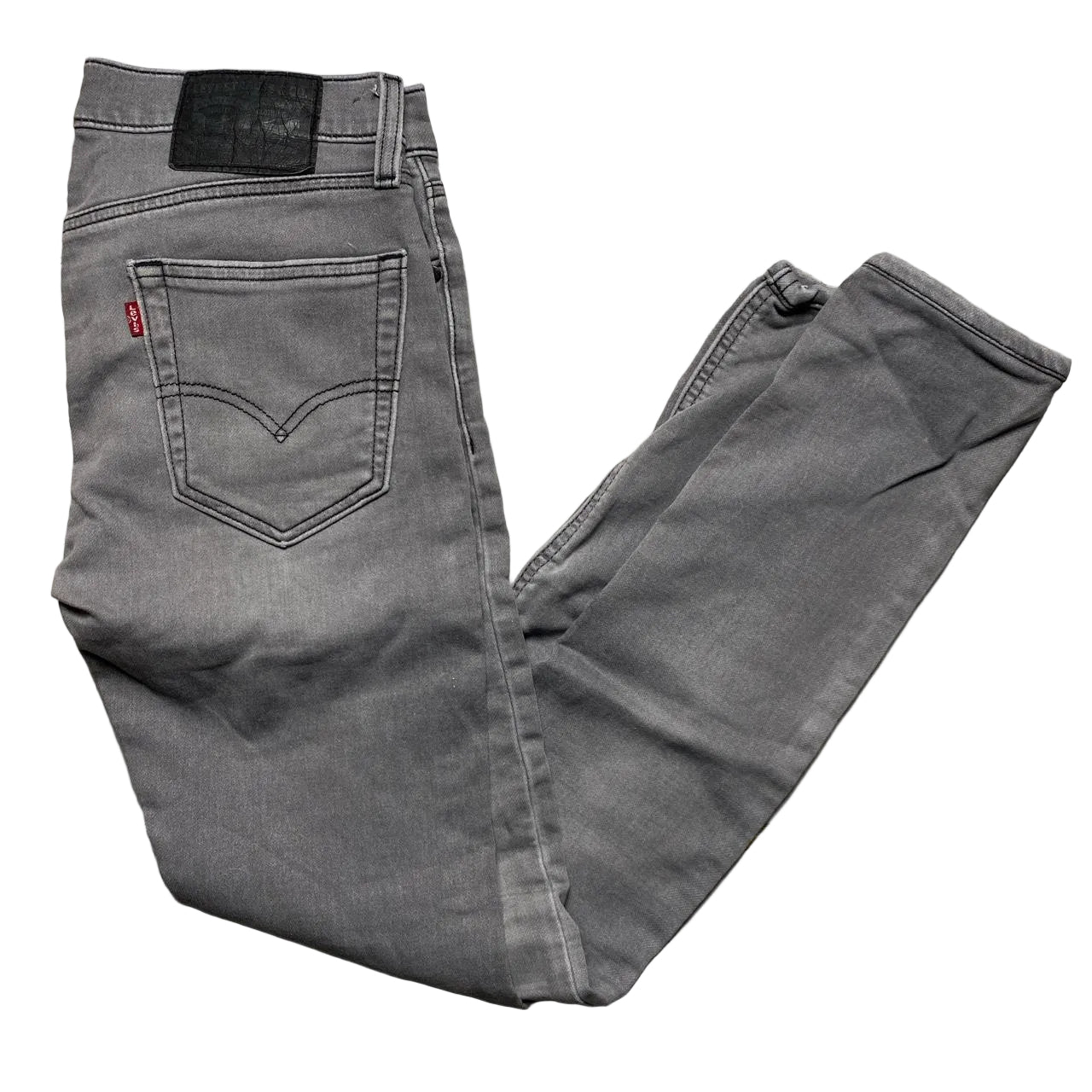 Levis 519 Skinny Slim Grey Jeans (28W)