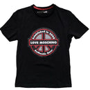 Love Moschino Black and Red T Shirt