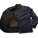 Levis Skateboarding Navy and Brown Sherpa Lining Bomber Jacket (L)