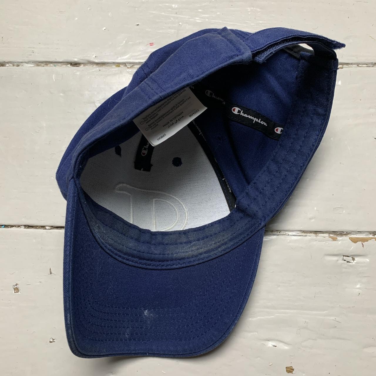 Champion Blue and White Cap