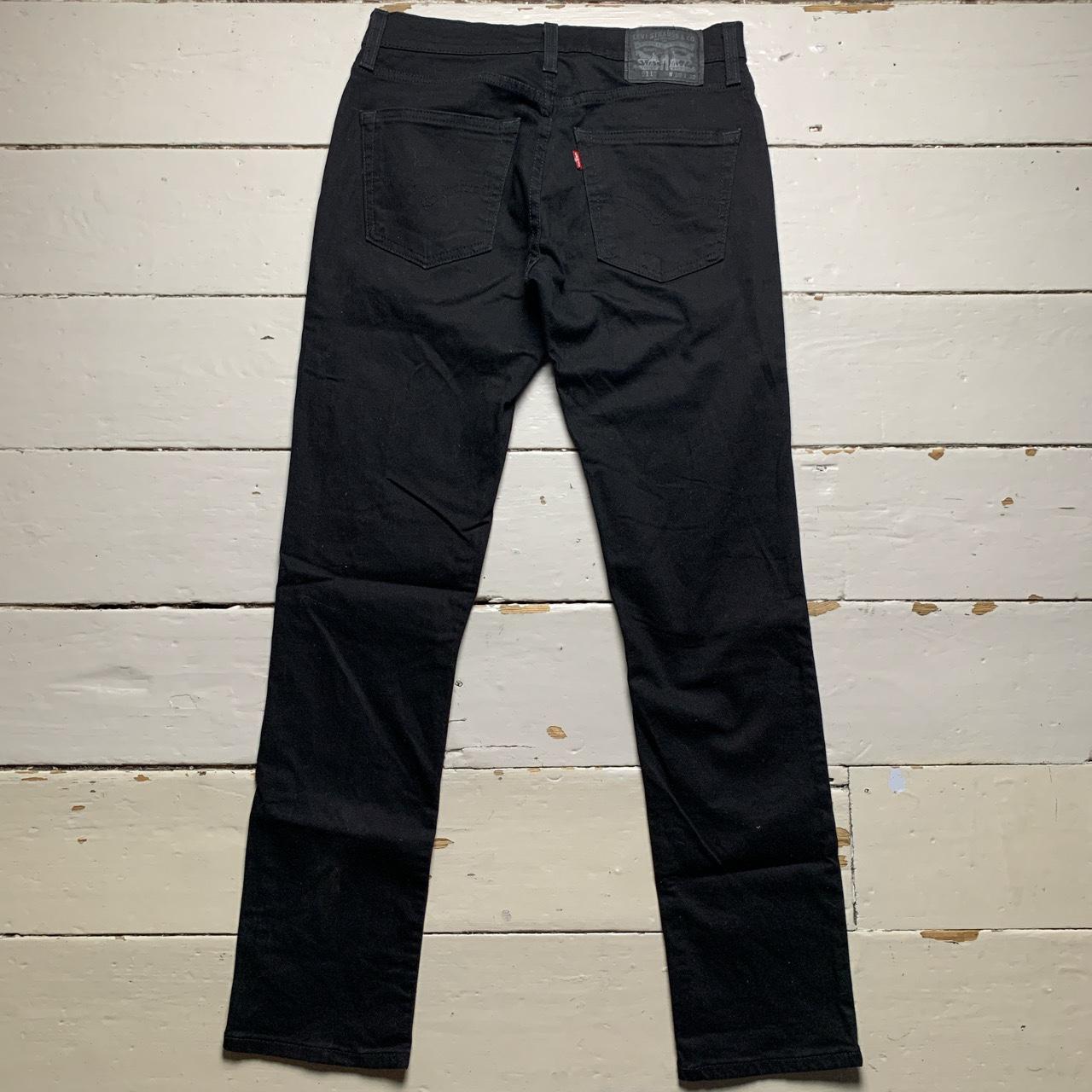 Levis 511 Jet Black Slim Fit Jeans