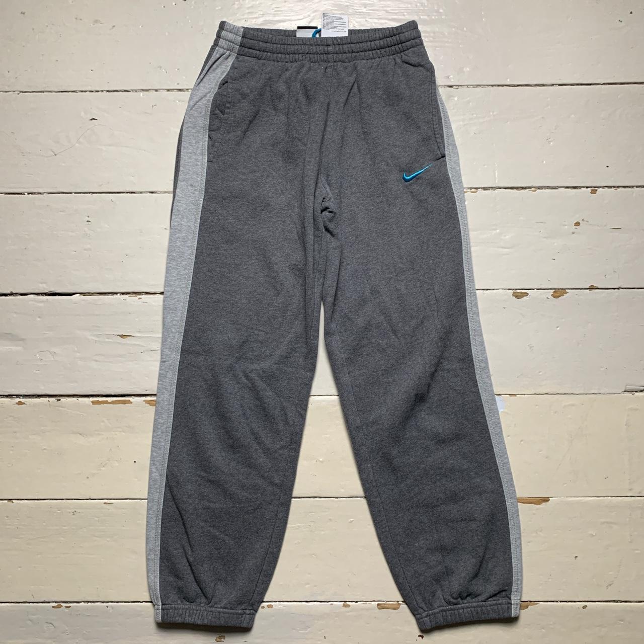 Nike Vintage Swoosh Grey and Blue Joggers