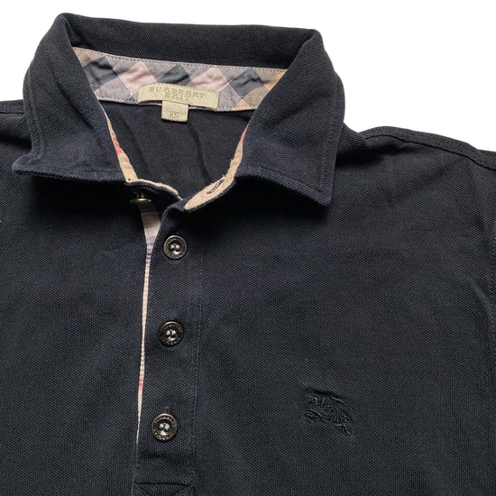 Burberry Brit Black Long Sleeve Polo Shirt (XS)