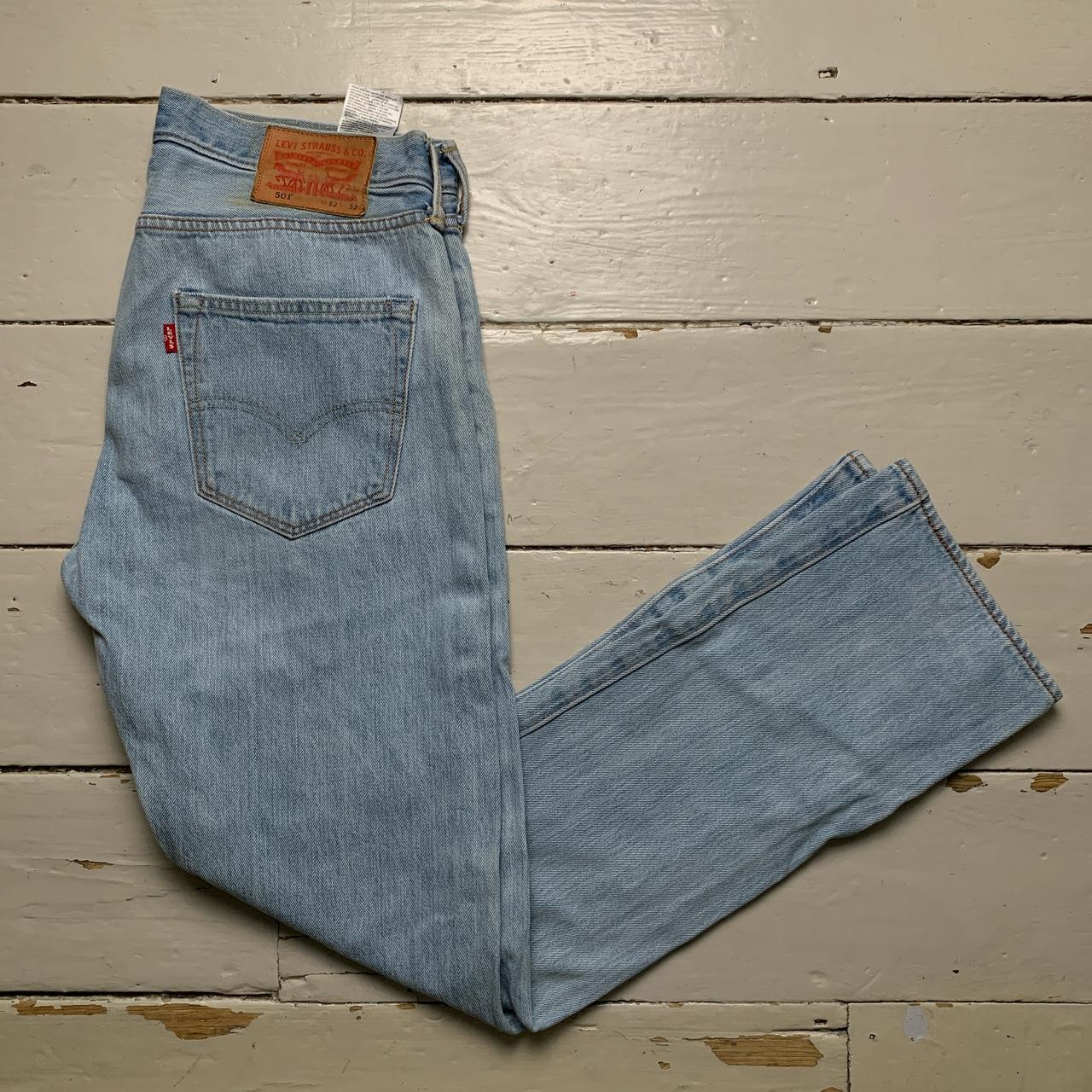 Levis 501 Light Blue Jeans