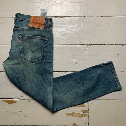 Levis 511 Blue Stonewash Slim Jeans