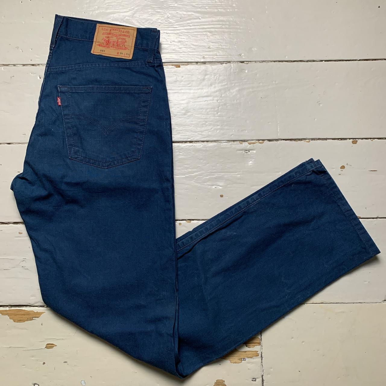 Levis 551 Vintage Baggy Blue Jean Trousers