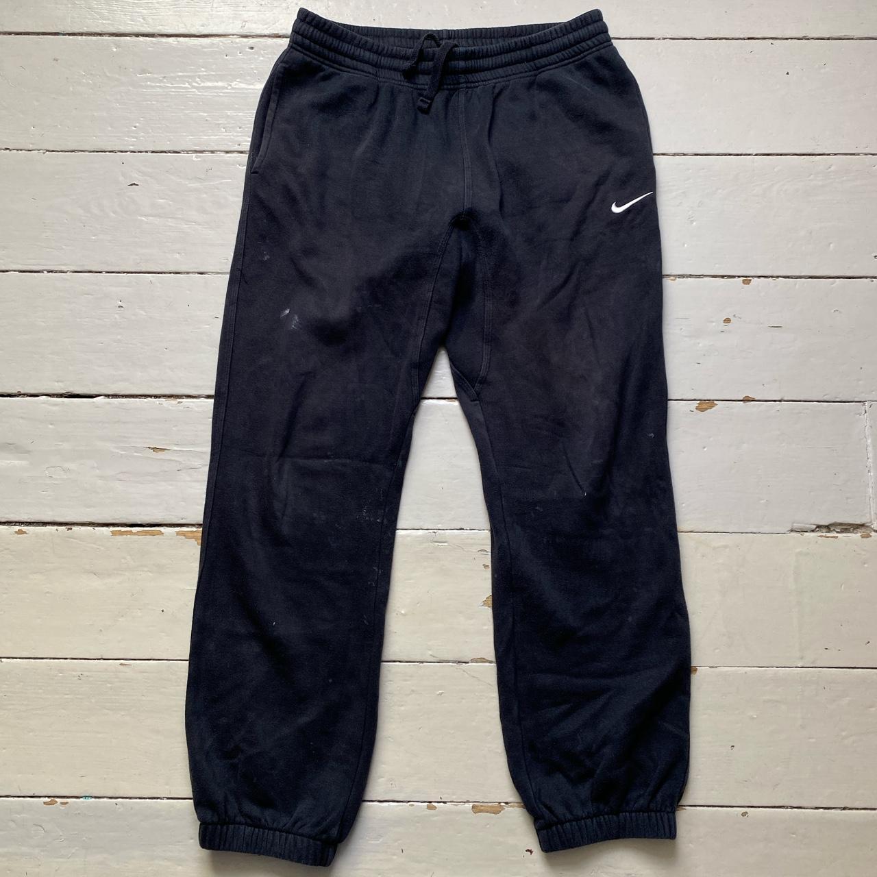 Nike Swoosh Black and White Baggy Joggers