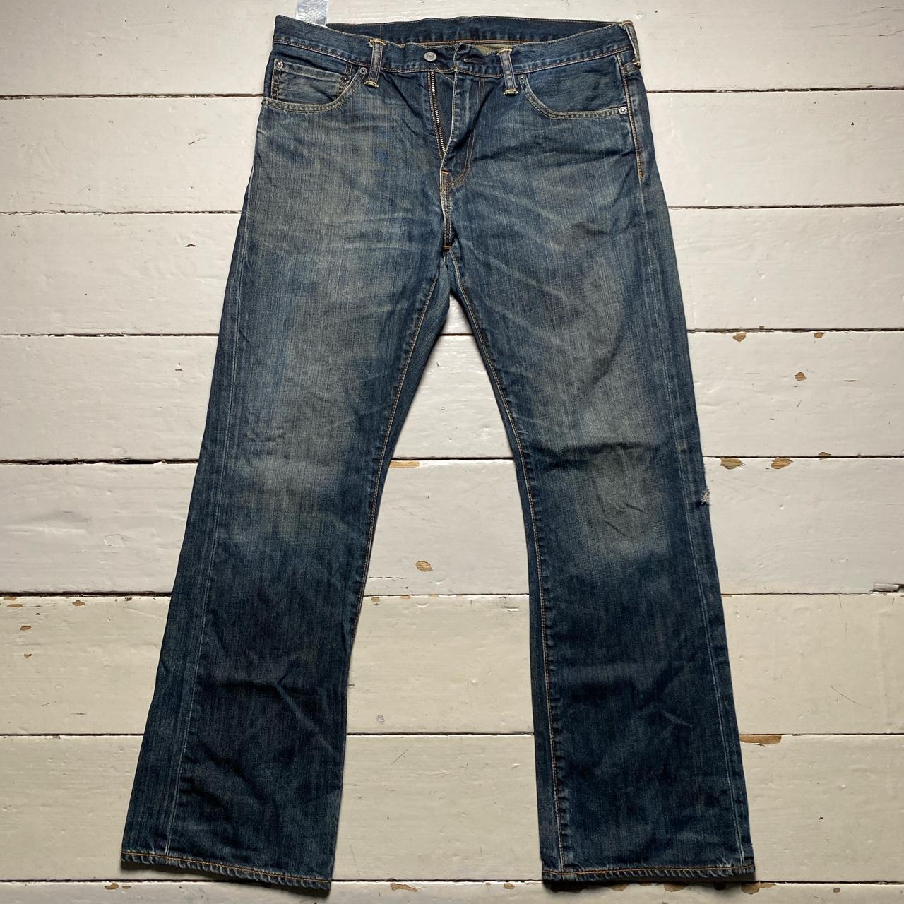 Levis 527 Baggy Navy Stonewash Jeans