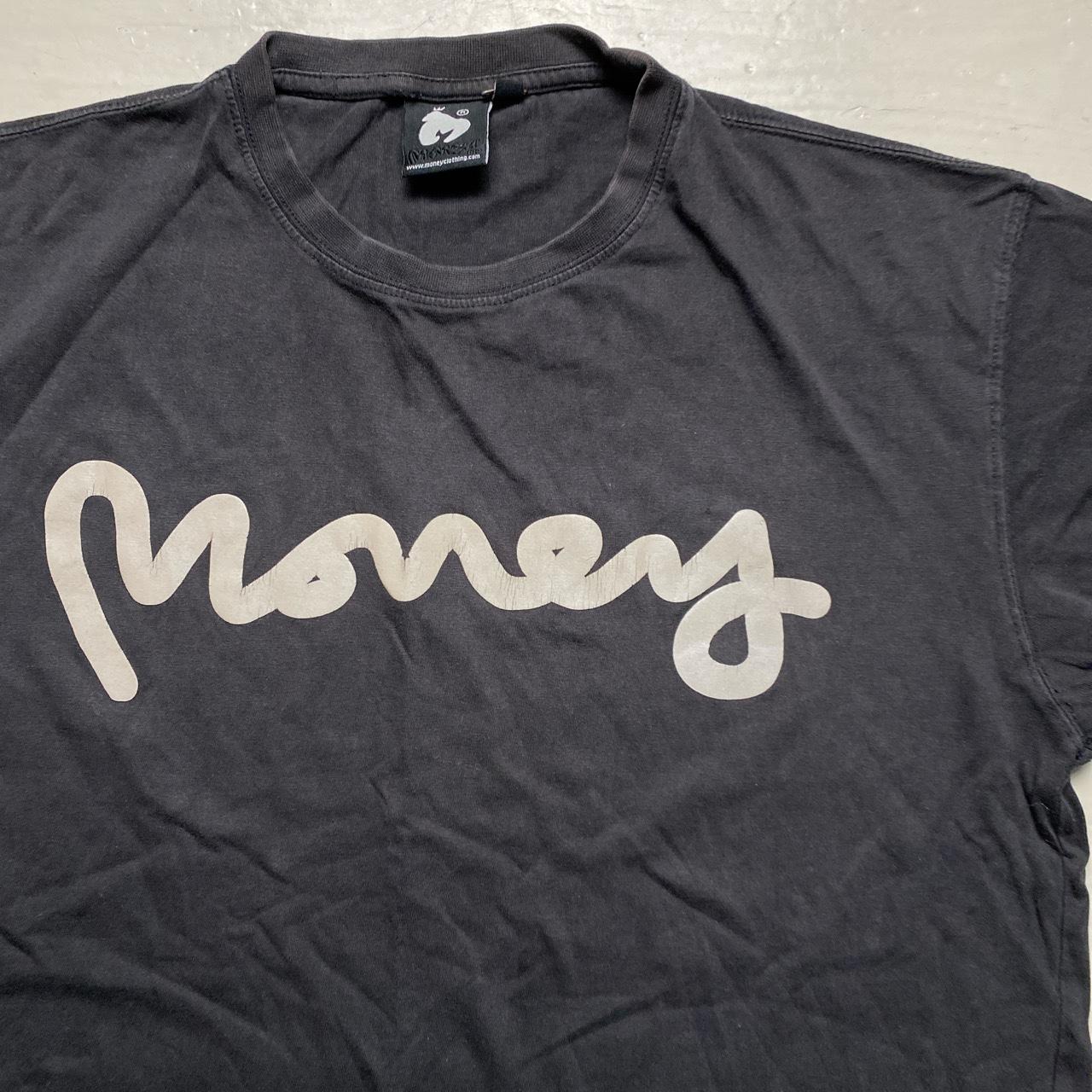 Money Clothing T Shirt Black and White