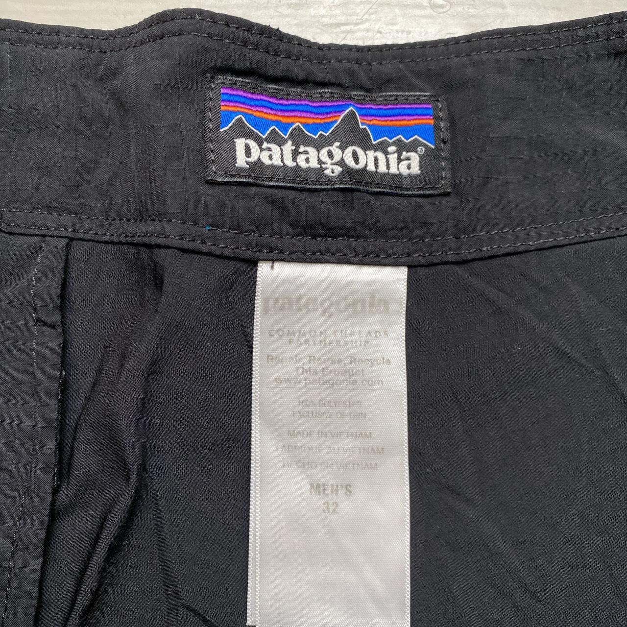 Patagonia Black and Red Shorts