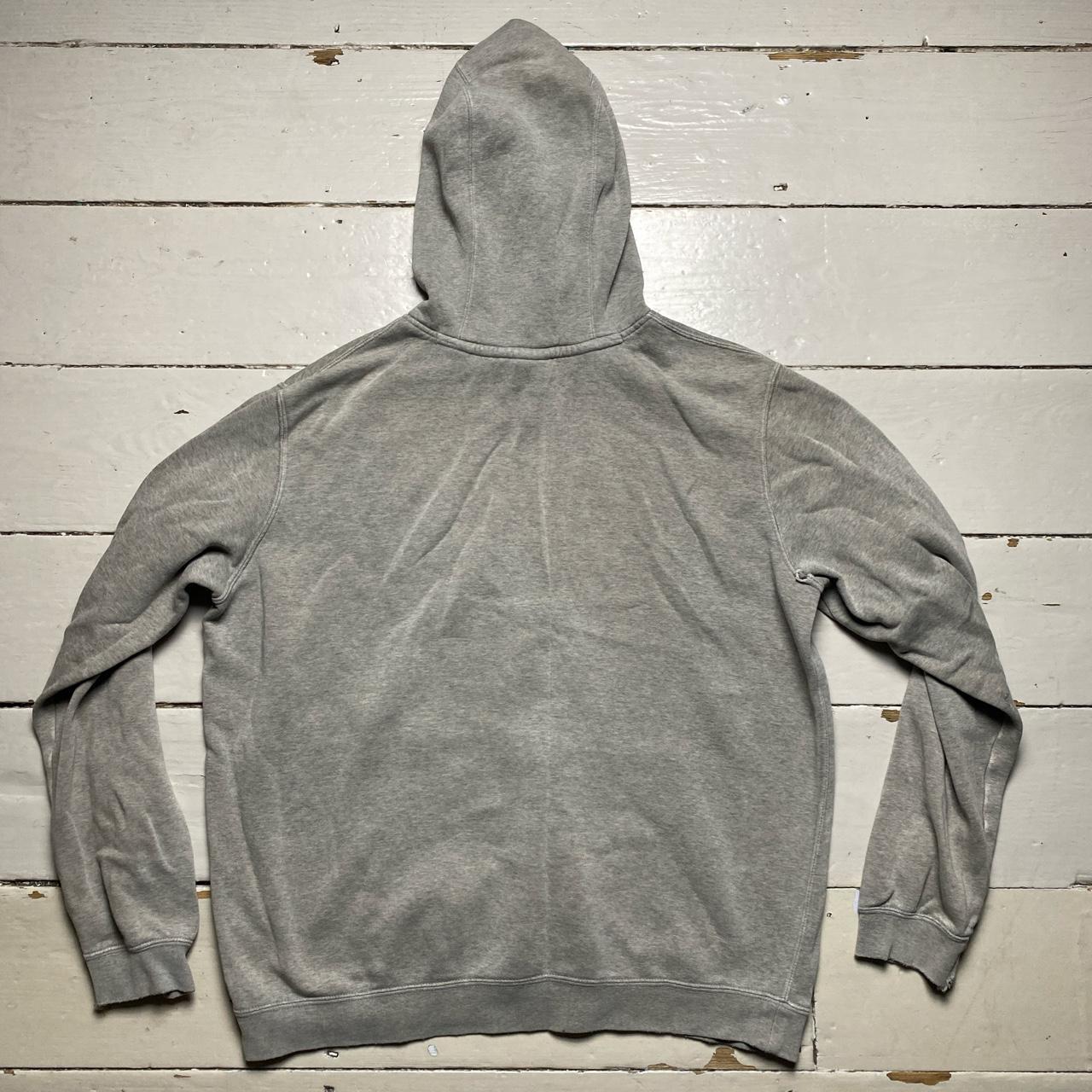 Nike Club Spellout Grey and Black Hoodie