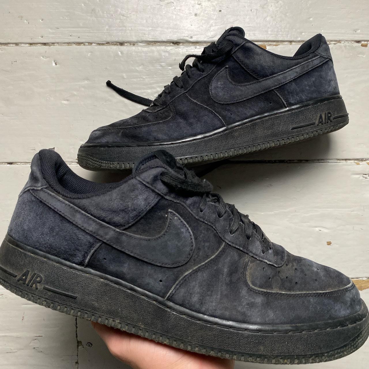 Nike Air Force 1 Black Suede