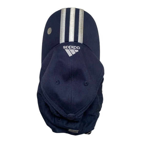 Adidas Navy and White 3 Stripe Cap
