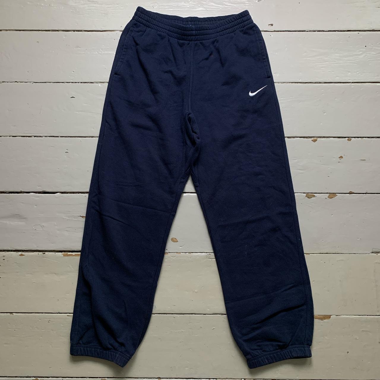 Nike Swoosh Navy and White Joggers